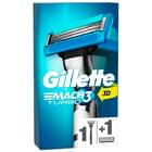 Бритва Gillette Mach 3 Turbo з 2 змінними касетами