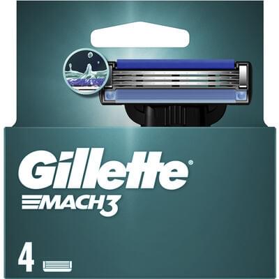 Касети змінні для гоління Gillette Mach 3, 4 шт.