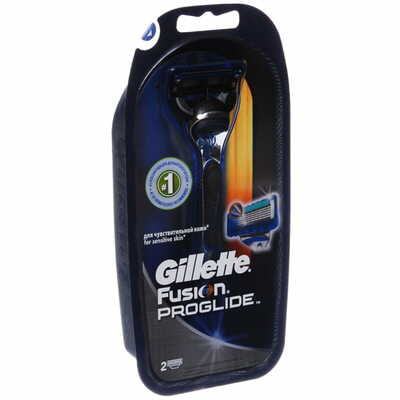 Бритва Gillette Fusion ProGlide с 2 сменными кассетами