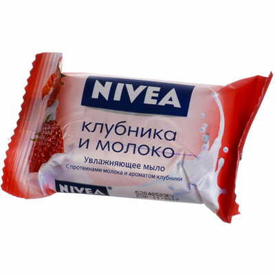 Мило Nivea Полуниця та молоко 90 г