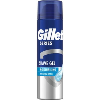 Гель для гоління Gillette Moisturizing зволожуючий з маслом какао 200 мл