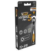 Бритва BIC Flex 5 Hybrid с 2 сменными кассетами