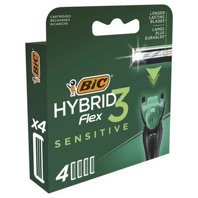 Картриджи сменные BIC Flex 3 Hybrid Sensitive 4 шт.