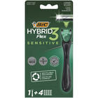Бритва BIC Flex 3 Hybrid Sensitive + 4 кассеты