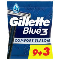 Бритва Gillette Blue 3 Comfort Slalom одноразова 9 + 3 шт.