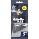 Бритва Gillette Blue 3 Comfort Slalom одноразовая 5 шт.