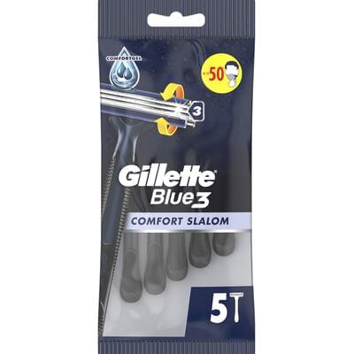 Бритва Gillette Blue 3 Comfort Slalom одноразова 5 шт.