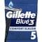 Бритва Gillette Blue 3 Comfort Slalom одноразова 5 шт. - фото 2