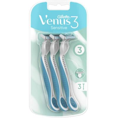 Бритва Gillette Venus 3 Sensitive жіноча одноразова 3 шт.