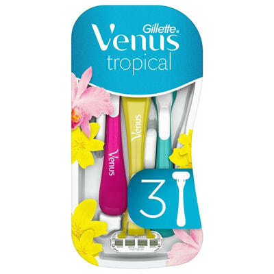 Бритва Gillette Venus Tropical жіноча одноразова 3 шт.