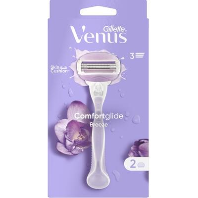 Бритва Gillette Venus Comfortglide Breeze з 2 змінними касетами