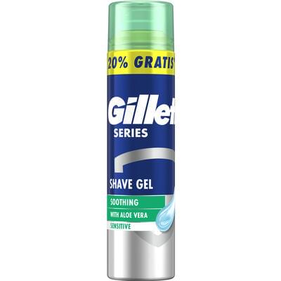 Гель для бритья Gillette Series Sensitive с алоэ вера 240 мл