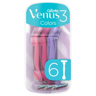 Бритва Gillette Venus Colors женская одноразовая 6 шт.