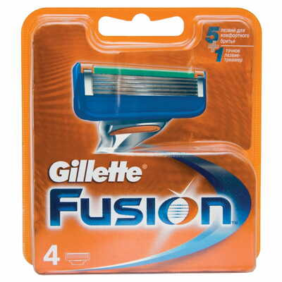 Картриджи сменные Gillette Fusion 5 4 шт.