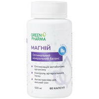Магний Green Pharma капсулы №60 (банка)