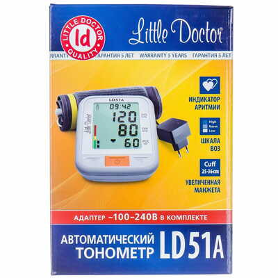 Тонометр Little Doctor LD-51А автоматический + адаптер