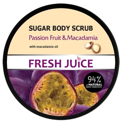 Скраб для тела Fresh Juice Passion Fruit & Macadamia сахарный 225 мл