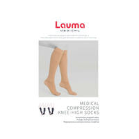 Гольфы компрессионные Lauma AD 209 Cotton Line класс компрессии II 23-32 мм рт. ст. без мыска размер 2К цвет натуральный