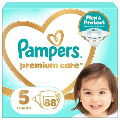 Подгузники Pampers Premium Care Junior размер 5, 11-16 кг, 88 шт.