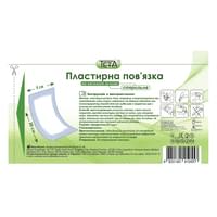 Повязка пластырная Teta нетканая стерильная 9 см х 20 см 1 шт.