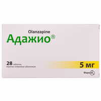 Адажио таблетки по 5 мг №28 (4 блістери х 7 таблеток)