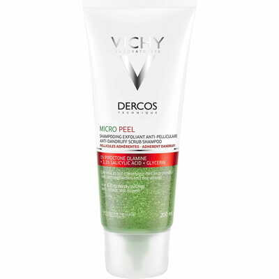 Шампунь-скраб Vichy Dercos Micro Peel глубокого очищения против перхоти 200 мл