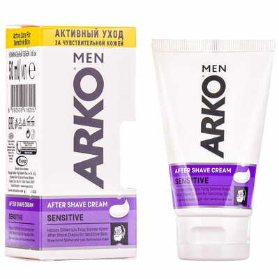 Крем після гоління Arko Men Sensitive для чутливої шкіри 50 мл