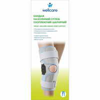 Бандаж на коленный сустав WellCare 52013 охватывающий шарнирный размер S