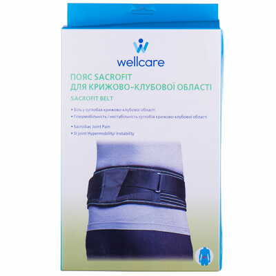 Бандаж поясничный WellCare Sacrofit 23601 размер S