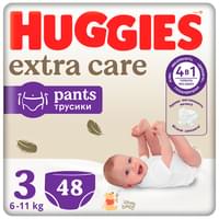 Подгузники-трусики Huggies Elite Soft Pants Mega размер 3, 6-11 кг, 48 шт.