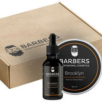 Набір для догляду за бородою Barbers Brooklyn олія 30 мл + бальзам 50 мл