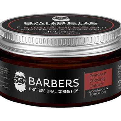 Крем для гоління Barbers Orange-Amber із зволожуючим ефектом 100 мл