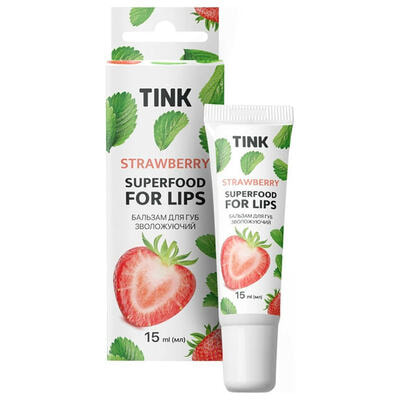 Бальзам для губ Tink Strawberry сяючий 15 мл