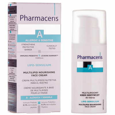 Крем для обличчя Pharmaceris А Lipo-Sensilium поживний для чутливої схильної до алергії шкіри 50 мл