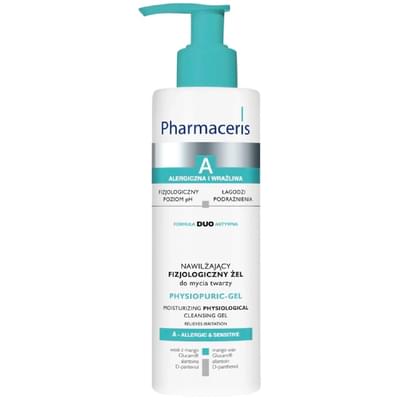 Гель для обличчя вмивання Pharmaceris A Physiopuric-Gel зволожуючий для чутливої шкіри 190 мл