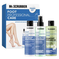 Набор дорожный Mr.Scrubber Foot Professional Care для ухода за ногами и стопами 105 мл