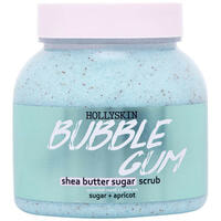 Скраб для тіла Hollyskin Bubble Gum цукровий з олією ши та перлітом 300 мл