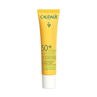 Крем для лица Caudalie Vinosun солнцезащитный легкий SPF 50 + 40 мл