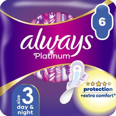 Прокладки гігієнічні Always Ultra Platinum Day&Night Single ароматизовані 6 шт.