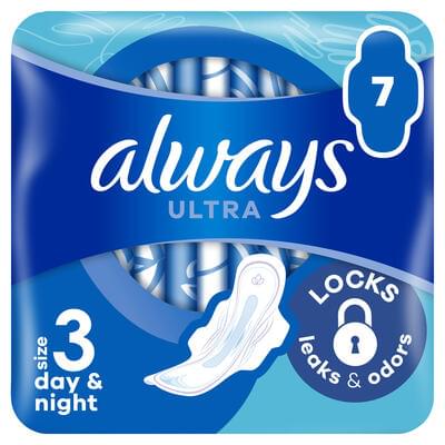 Прокладки гигиенические Always Ultra Day&Night Single ароматизированные 7 шт.