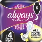 Прокладки гігієнічні Always Ultra Platinum Secure Night Single ароматизовані 5 шт.