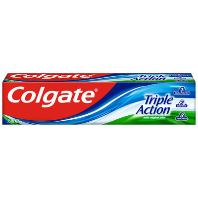 Зубна паста Colgate Потрійна дія Натуральна м'ята 75 мл