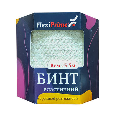 Бинт эластичный Flexiprime средней растяжимости 3,5 м х 8 см