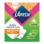 Прокладки ежедневные Libresse Natural Care Regular 58 шт.