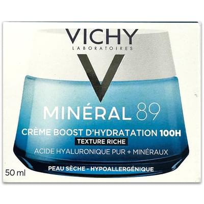 Крем для лица Vichy Mineral 89 увлажняющий 72 часа для сухой кожи 50 мл