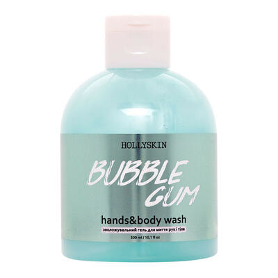 Гель для миття рук та тіла Hollyskin Bubble Gum зволожуючий 300 мл