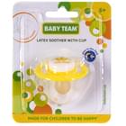 Пустушка латексна Baby Team 3225 нічна вишнеподібної форми з 6-ти місяців з ковпачком