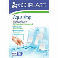 Пластырь медицинский Ecoplast Aqua stop набор водонепроницаемый 16 шт.