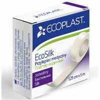 Пластир медичний Ecoplast EcoSilk текстильний у котушці у паперовій упаковці 1,25 см x 500 см 1 шт.