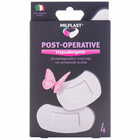 Пластырь медицинский Milplast послеоперационный на нетканой основе 4 шт.